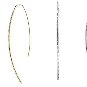Bloomingdale's Aqua Desi Threader earrings Set 2